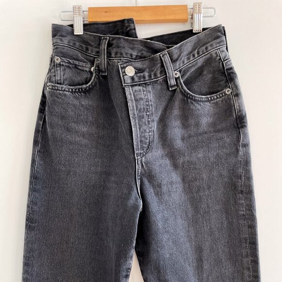 AGOLDE Criss-Cross Straight Jeans - Picture 3 of 13
